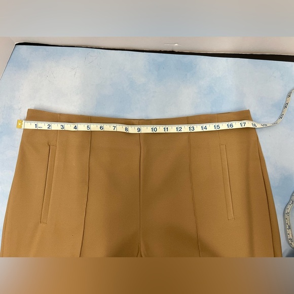 RAchel Zoe Tan Dress Pants high waisted size 14 - Picture 9 of 10